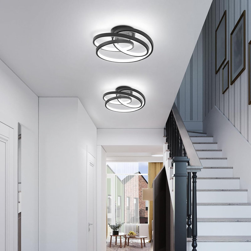 Plafonniers à DEL, plafonnier encastré moderne à DEL de 36 W, plafonnier blanc froid près de 6 000 K pour le couloir, la salle à manger, la cuisine, la salle de bain (6 000 K)
