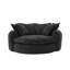 Fauteuil demi-tonneau rembourré avec 8 coussins-1948685752