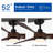 Iyahna 52'' Ceiling Fan with LED Lights