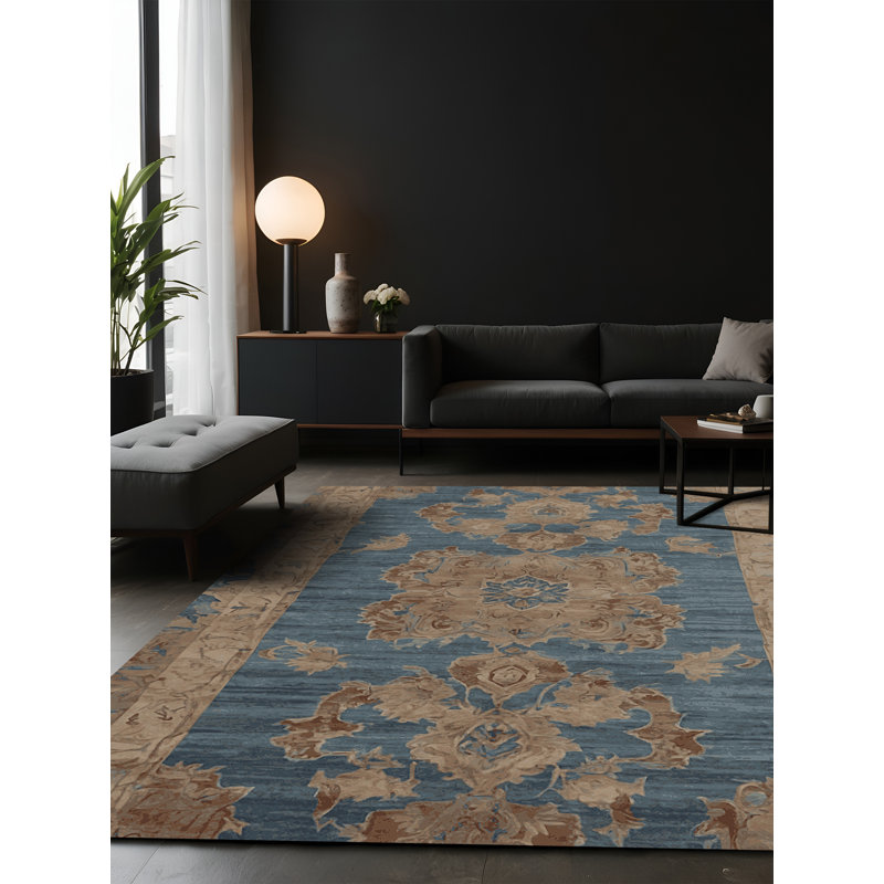 Tapis gris soyeux et moelleux, Carré 3 pi