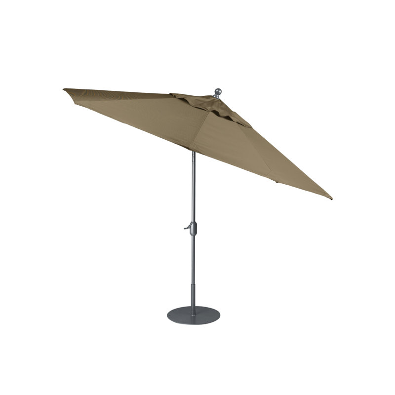 Parasol de marché 8' Portofino, Gold Coast, Graphite