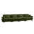 Velours vert olive