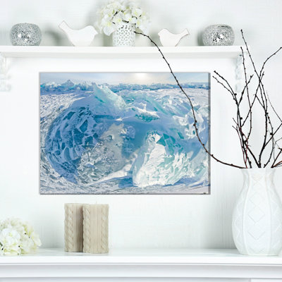 " Blue Ice Hummocks Panorama "