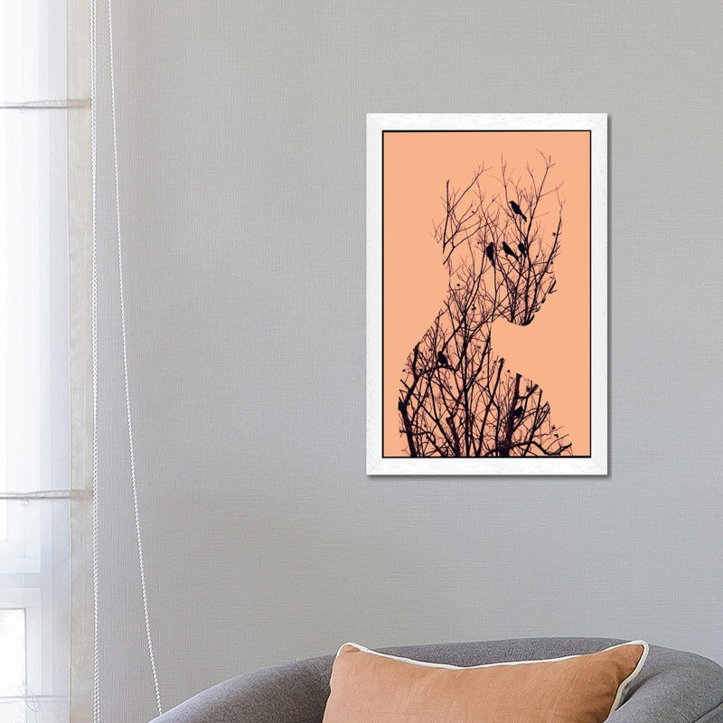 Birds by Andreas Lie - Print on Canvas, 66.04 cm H x 45.72 cm W x 3.175 cm D, No Frame