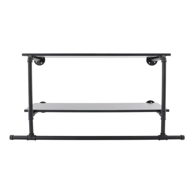 Wall-mounted Metal Clothing Rack
