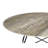 Glossy Round Metal Base Dining Table-67034253-67034254-96432944