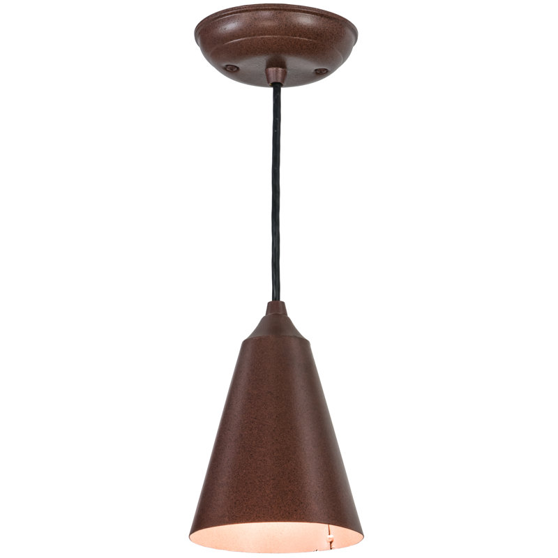 Luminaire suspendu 1 lumière à cône simple