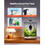 Aquarium d'aquarium, réservoir intelligent en verre ultra-transparent de 5 gallons, réservoir lumineux réglable à 3 couleurs, système autonettoyant pour aquarium d'eau douce et d'eau salée à la maison, au bureau ou pour les animaux de compagnie