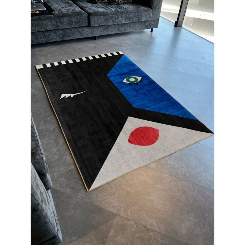 Kaite Abstract Indoor / Outdoor Rug, Runner 2'8" x 7'11"