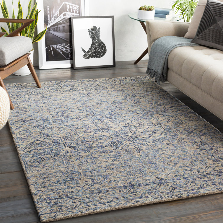 Dichelle Hand Tufted Wool Southwestern Indoor Rug