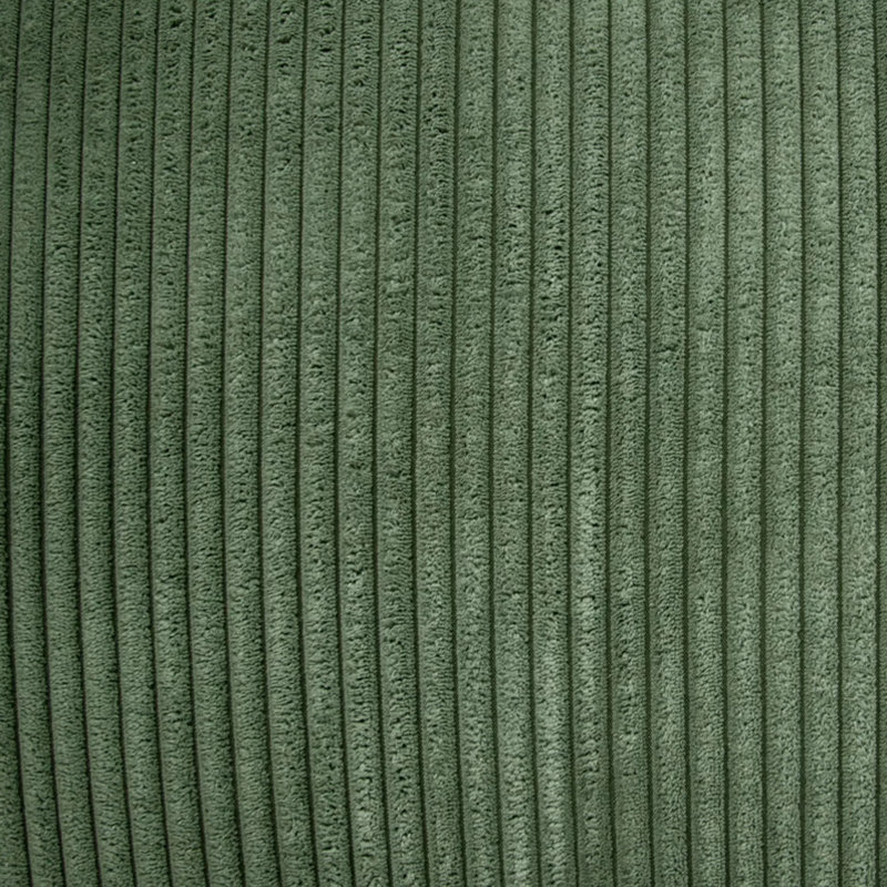 3-Piece Sectional Set, Green Corduroy