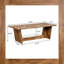 Table de conférence industrielle, bureau de direction, bureau d'ordinateur en bois
