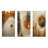 Abstract Pine Tree Spiral Serenity I - Abstract Botanicals Metal Art Print Set Of 3-209953371