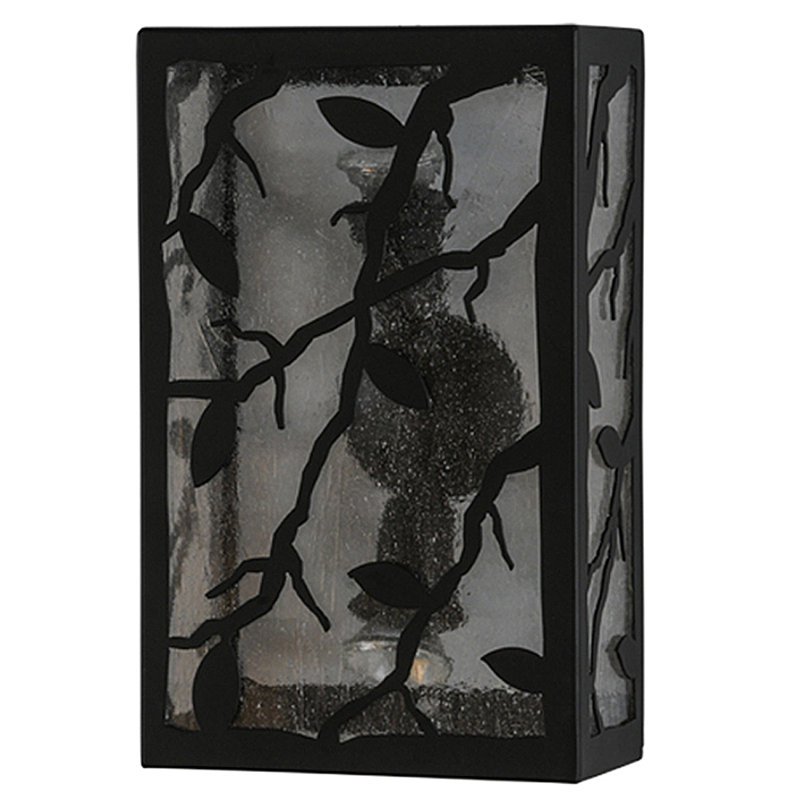 Applique murale encastrée 2 lumières branches avec feuilles