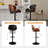 Jaquela Bentwood Swivel Adjustable Height Bar Stool(Set of 2)-2054026089
