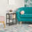 End Table, Small Side Table Living Room,Rustic Brown Nightstand With 2-Tier Storage Shelf, Printer Stand Sofa Table For Small Spaces, Living Room, Bedroom-104908409