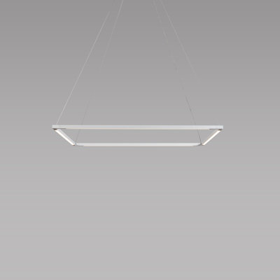 Luminaire suspendu géométrique 4 lumières DEL Z-Bar