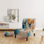 Fauteuil de chambre contemporain tapissier en papier orange Euphoria I-996453576