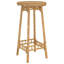  Ensemble de bar extérieur pliable en bambou naturel