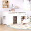 Lit simple, lit mezzanine simple en bois massif avec escalier, tiroir et tablette-2079703348