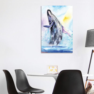 Whale by George Dyachenko - Wrapped Canvas Painting