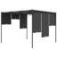 Fyllia Garden Gazebo with Side Curtain 3x3x2,25m-1504721909