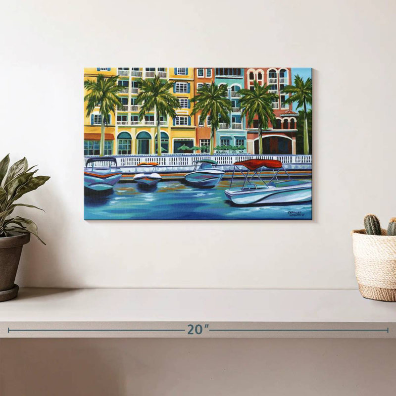 Tropical Rendezvous I, 8" H x 12" W