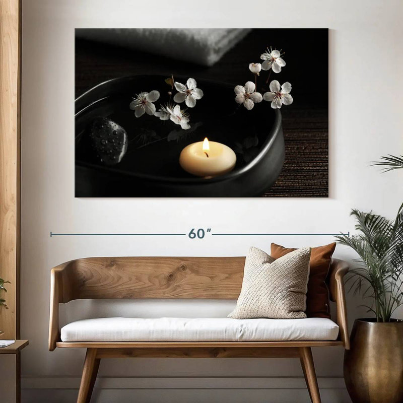 Spa floral délicat Kerrick, H 34 po x l 51 po