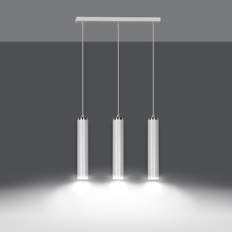 Eberle 3 - Light Cluster Pendant, White