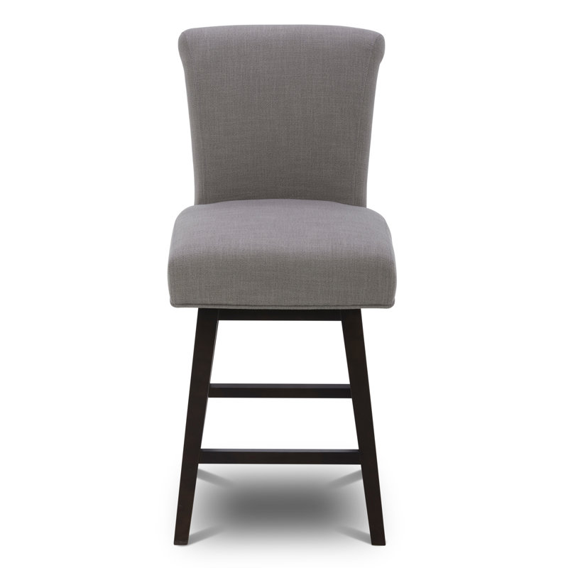 Tabouret de comptoir pivotant 26 po Elora, Gris