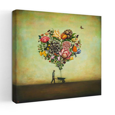 Art botanique urbain contemporain Big Heart