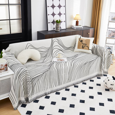 Housse pour canapé en chenille