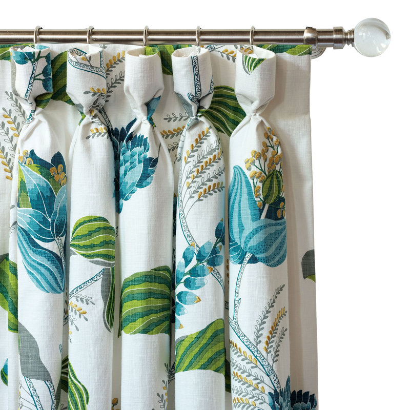 Panneau de rideau simple obscurcissant 100% coton Clementine, L 20 po x L 96 po