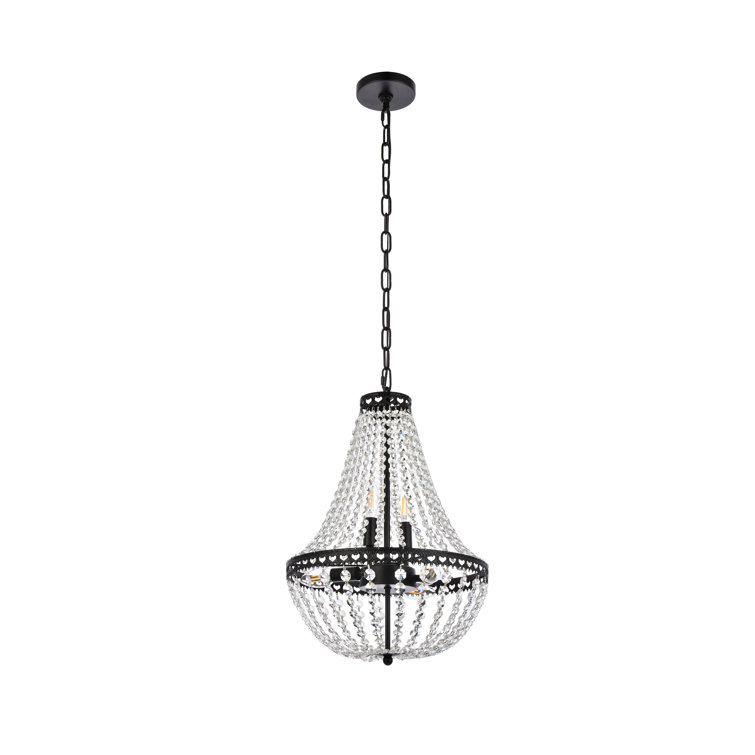 Priyanka 5 - Light Crystal Dimmable Teardrop Chandelier