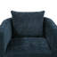 Fauteuil demi-tonneau pivotant bleu marine-1752535375