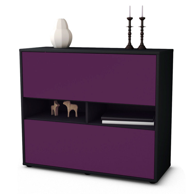 Regent Sideboard, Anthracite/Purple
