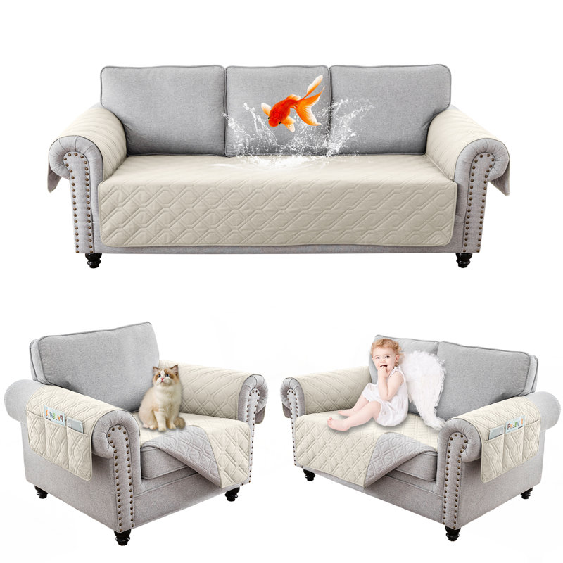 Housse pour coussin carré (3 pièces), Mélange de polyester bleu