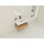 Meuble-lavabo mural avec lavabo en résine, tiroir à fermeture en douceur et conception à fixation flottante