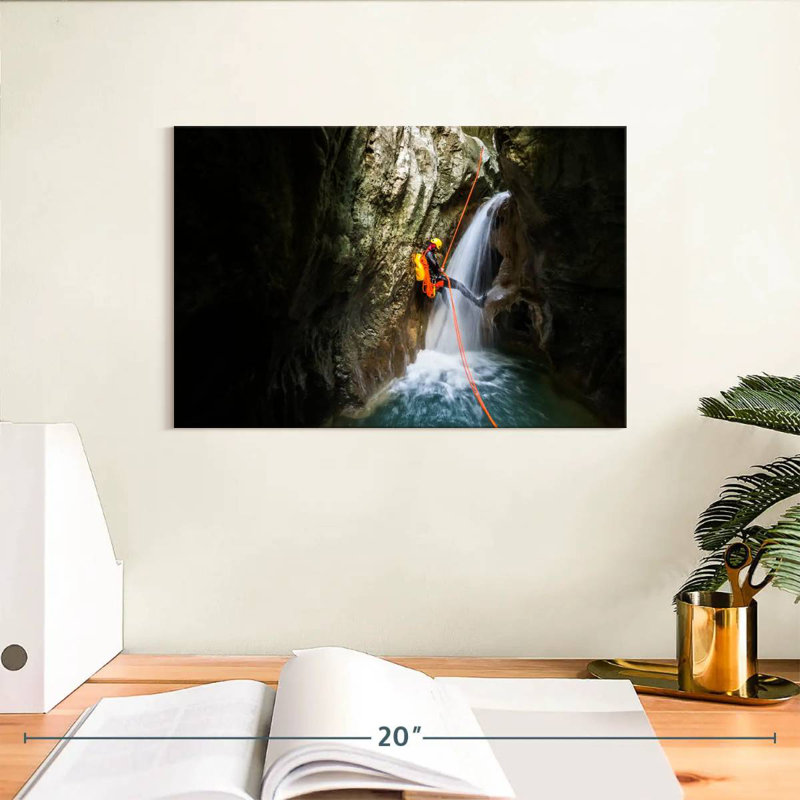 Sireci Waterfall Rappelling, 8'' H x 12'' W