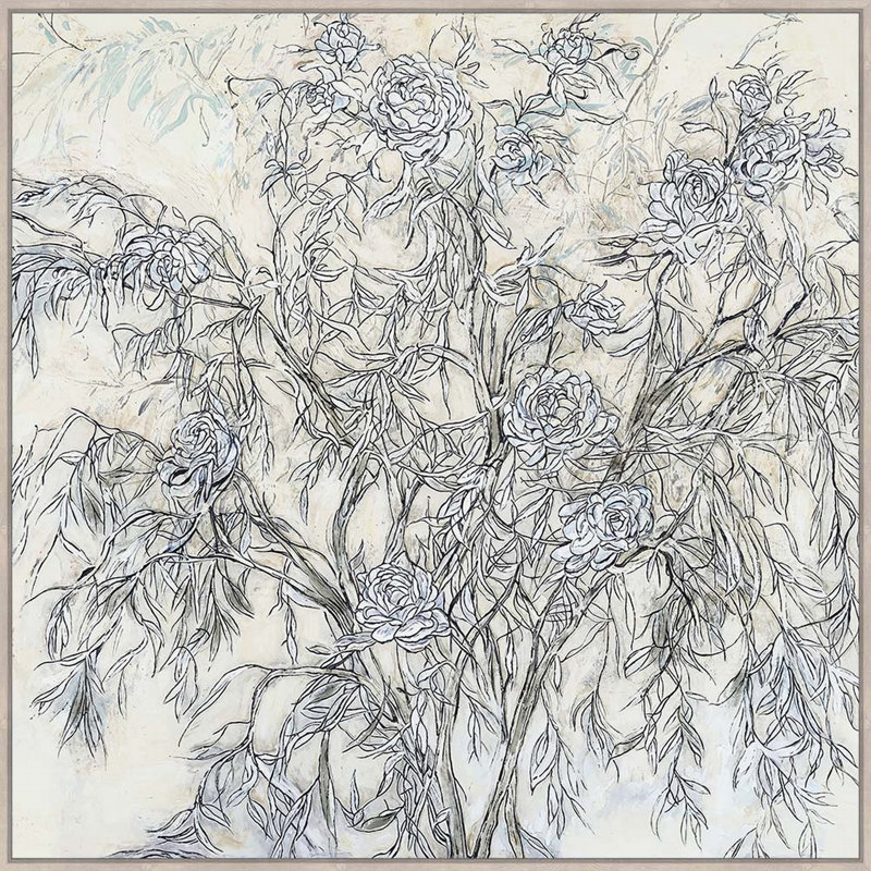 «Tangled Blooms», art mural sur toile