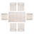 Amina 7 - Piece 67" Outdoor Dining Set