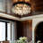 Cascade 3-Light Flush Mount - Black-1729516914