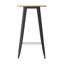 Table de bar commerciale / intérieure ronde en poly avec structure en acier Greory-1626516437-1626516434