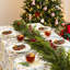 Ensemble de 2 - guirlande de Noël de 6 pi avec pommes de pin et baies rouges