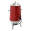 Distributeur de thé à boisson chaude en acier inoxydable 3,4 gallons avec support et support à carburant-2008795288