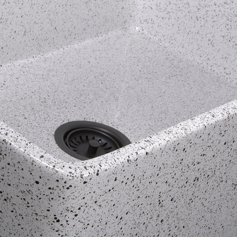 Vineyard 29.75'' L Single Basin Kitchen Sink, Pietra Sarda
