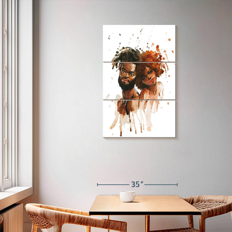 Hardie Nude Couple, 57" H x 36" W