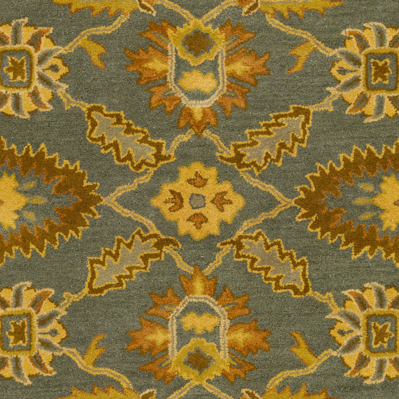 Arnedra Wool Floral Indoor Rug, Rectangle 2' x 4'