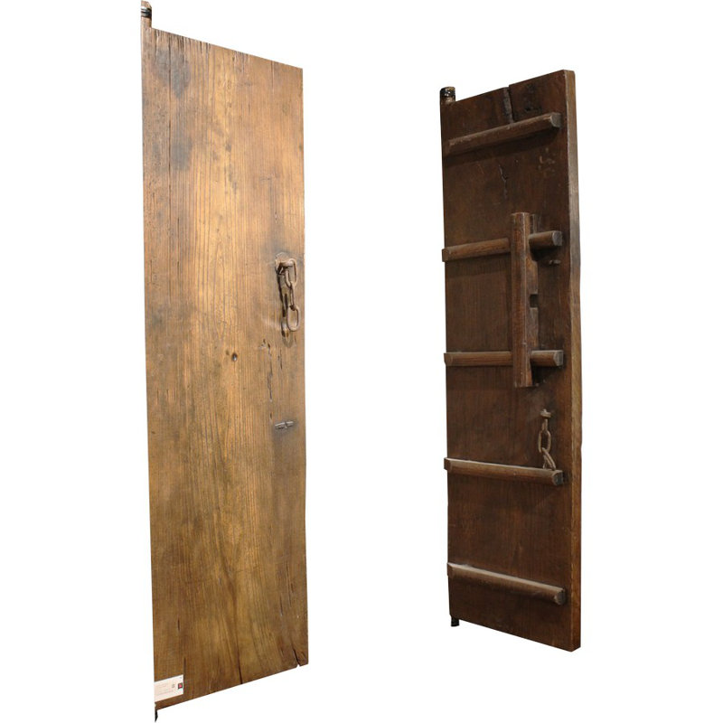 Porte pliante Dra à finition bois