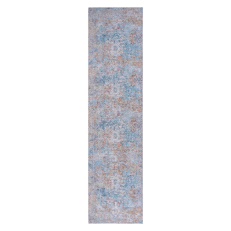 Tapis beige / géométrique de la collection Payas, Tapis de couloir 2 pi 6 po x 10 pi